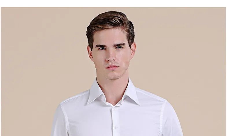 Aoyouku бренд весна осень мужские французские запонки с длинными рукавами Повседневные рубашки для работы Качество Slim Fit Grace формальная рубашка