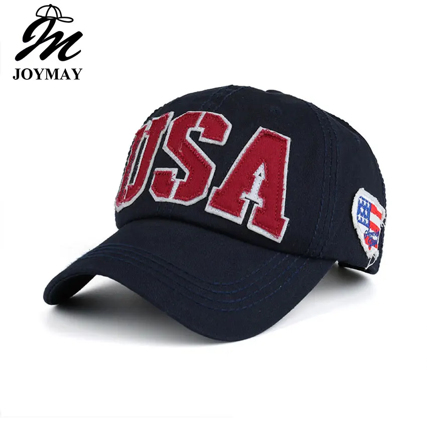 Prix pour Joymay 2017 Printemps Nouveau Unisexe USA Broderie casquette de baseball Réglable De Mode Loisirs Casual Snapback HAT B419 Prix pour Joymay 2017 Printemps Nouveau Unisexe USA Broderie casquette de baseball Réglable De Mode Loisirs Casual Snapback HAT B419
