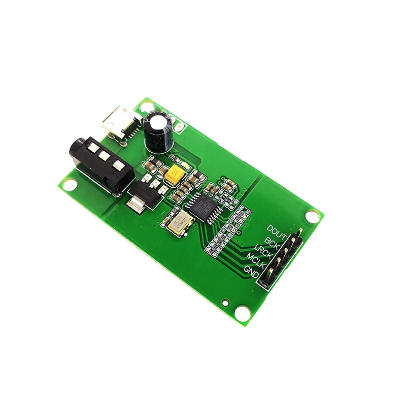 

PCM1808 ADC AUX 3.5 Stereo Single-ended Analog Audio to I2S IIS Digital Output Board Coding
