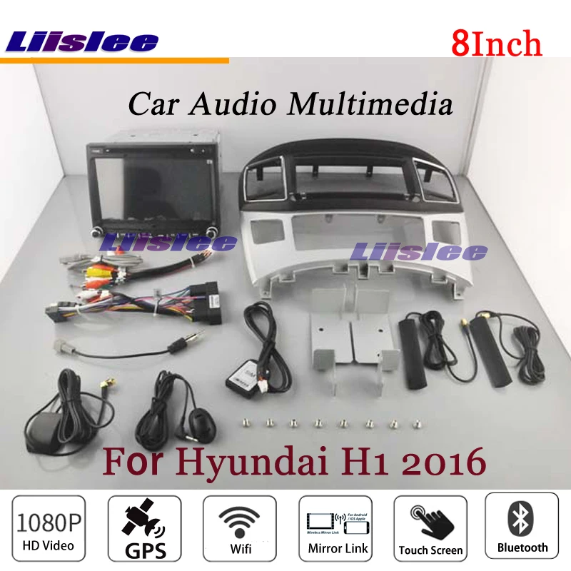 Excellent Liislee For Hyundai H1 2016 Stereo Android Radio DVD Player TV BT Wifi GPS MAP NAV Navigation 1080P System Original NAVI Design 4