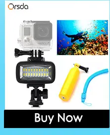 Gopro light 40 М Подводная Водонепроницаемая подводная камера свет лампы с Светодиоды высокой яркости для GoPro Xiao Yi SJCAM Экшн-камера