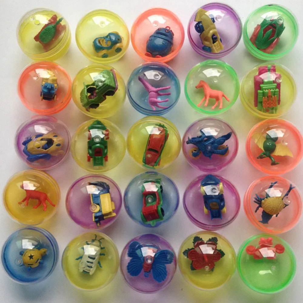 Convenience store toys 10pcs New Funny Plastic Toy Ball Animal In