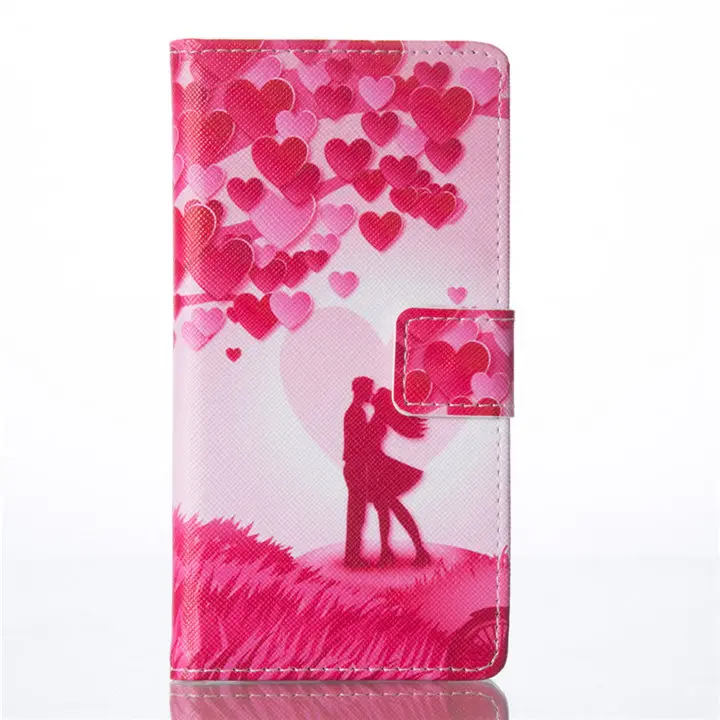 Чехол для huawei P9 Lite P9Lite P9Mini чехол для телефона из искусственной кожи чехол с изображением цветов бабочки Совы флип-кошелек P03Z - Цвет: Love Lovers