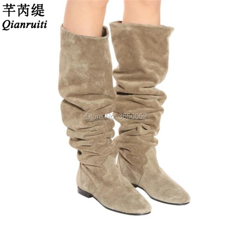 beige flat booties