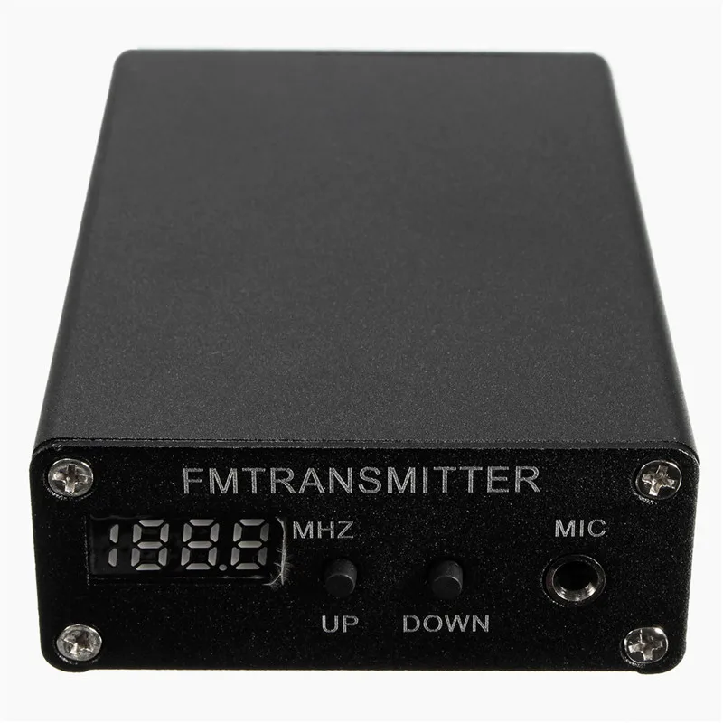 KROAK Black 5W Stereo Digital FM Transmitter FM Radio Transmitter Mini FM Radio Station
