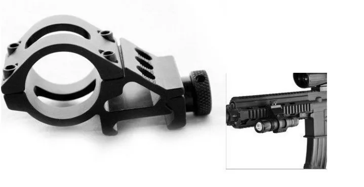 Montagem em Trilho de 45 Liberação Rápida Tocha Montagem Lanterna Anel Weaver Ferroviário Luz Lateral Laser 25.4mm Diâmetro 20mm Graus qd 6 High Quality Esporte e Lazer