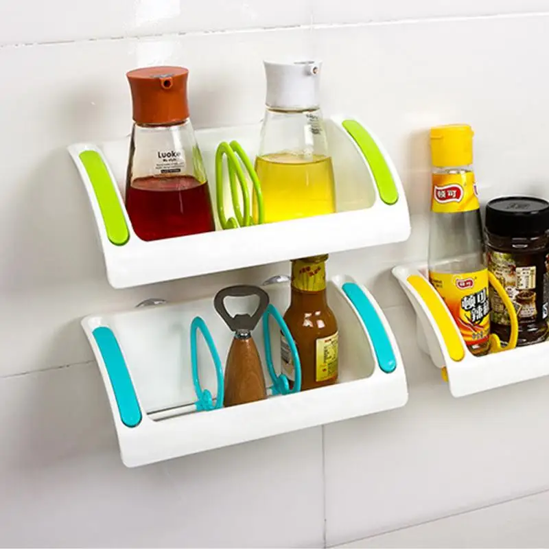 Buy Kitchen Storage Wall Shelf Multifunction Plastic