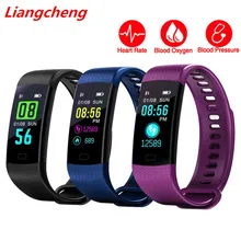 

Y5 Smart Band Watch Color Screen Wristband Heart Rate Activity Fitness tracker Smartband Electronics Bracelet VS mi Miband 2