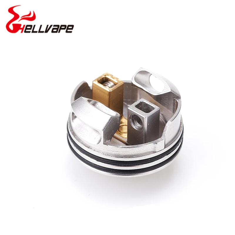 Hellvape Rebirth RDA Vape Tank 24 мм 810 Cobra капельный наконечник с одной катушкой регулируемый