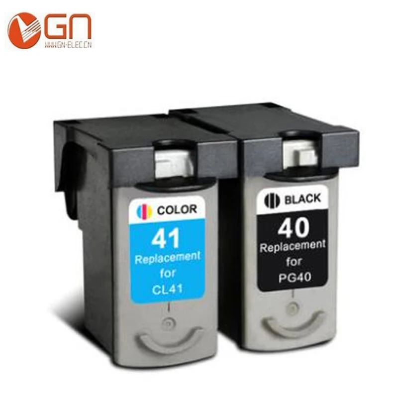 Цена GN 2X PG40 CL41 чернильный картридж для canon PG 40 CL 41 для Canon PIXMA iP1600 iP1200 iP1900 MX300 MX310 MP160 MP140 MP150 принтер