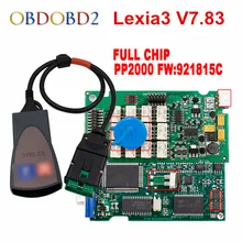 Newest Diagbox V7.83 Lexia3 PP2000 Firmware 921815C Lexia 3 For Citroen For Peugeot Car Diagnostic Tool Free Ship