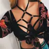 2022 nuevo verano Mujer moda Lencería hueco arnés sujetador Tops Push Up Bralette Bustier Sexy vendaje sujetador ► Foto 1/6