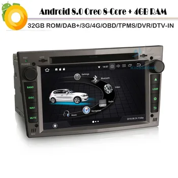 

Android 8.0 Autoradio Octa Core Car Radio Player Nav Bluetooth DAB+ for Opel Vectra C Signum Zafira Corsa WiFi 4G GPS DVR OBD2