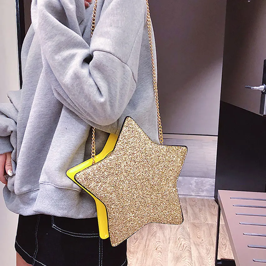 Paillettes Signora Di Messaggero Modo Black Cerimonia burgundy Frizione Bor Della blue gold Piccole Ljt Del Personalità Star Nuziale Spalla E Sera Donne Sacchetto Catena Borsa sliver qwOxAt