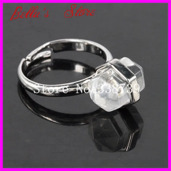 

1pc Healing Crystal Nugget Terminated Adjustable Ring Silver plated Druzy Clear Crystal Quartz Gem Stone Silver Rings