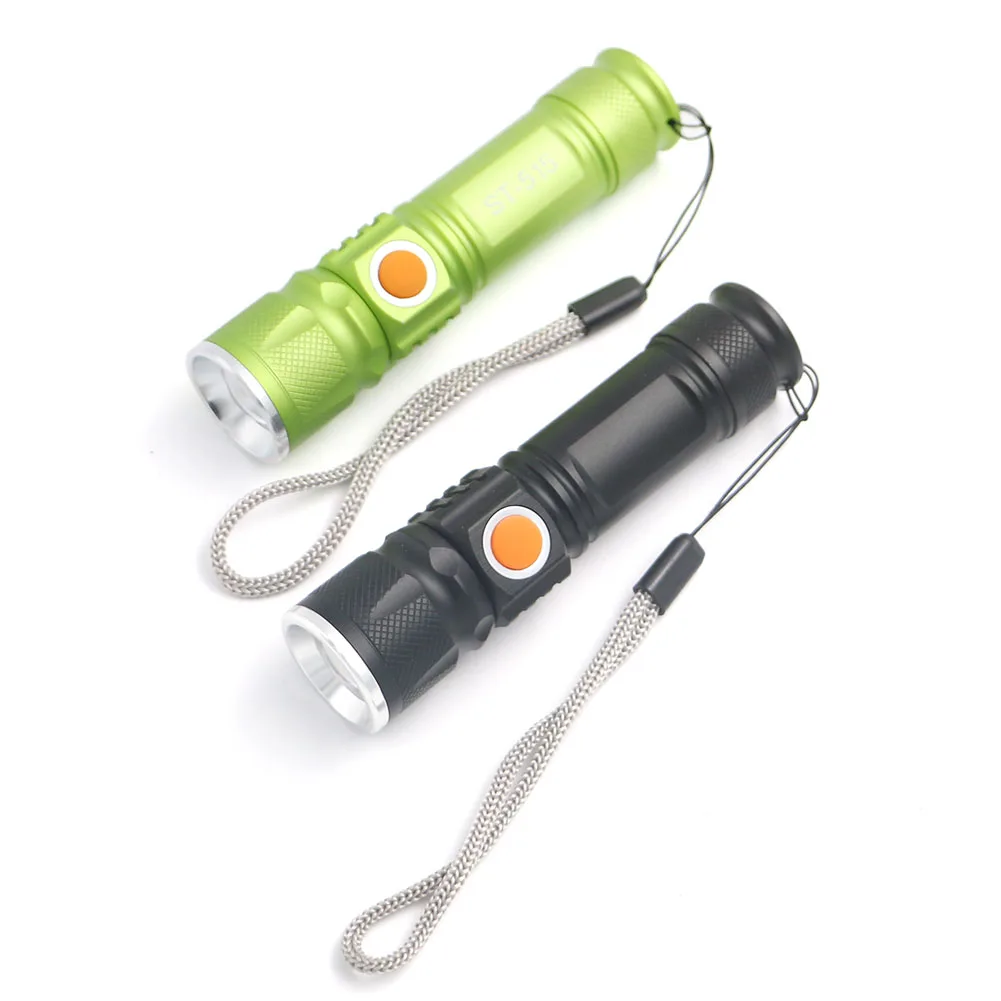 Super Mini XML T6 LED Flashlight 3 Modes Flash Light ...