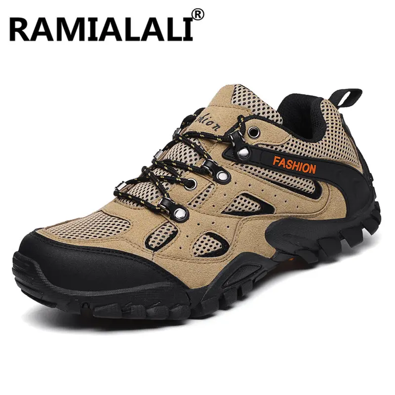 Ramialali جديد وصول الكلاسيكية نمط الرجال حذاء للسير مسافات طويلة الدانتيل يصل الرجال أحذية رياضية في الهواء الطلق الركض الرحلات Ramialali جديد وصول الكلاسيكية نمط الرجال حذاء للسير مسافات طويلة الدانتيل يصل الرجال أحذية رياضية في الهواء الطلق الركض الرحلات