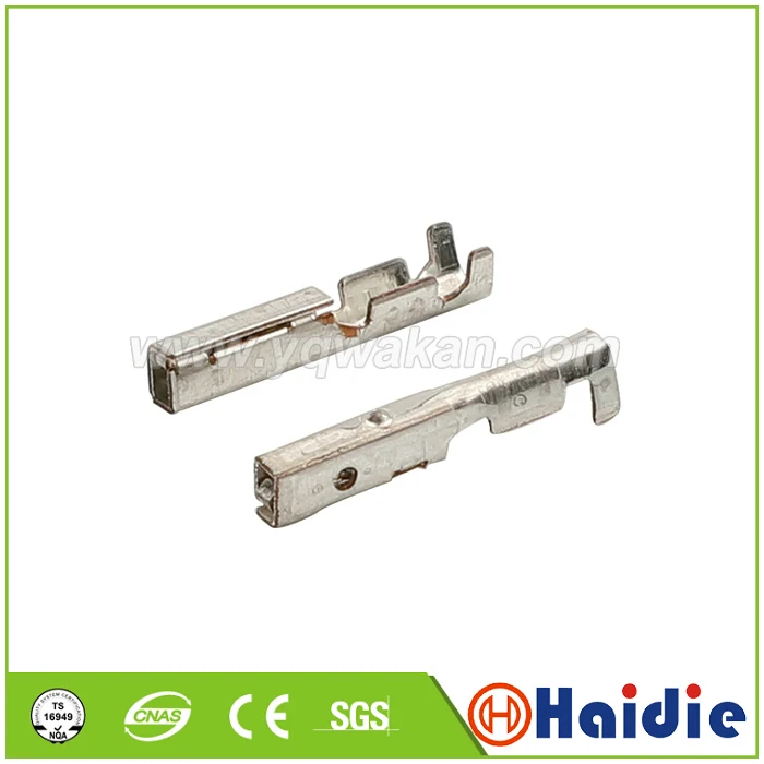 

Free shipping 50pcs auto terminal for tyco connector, crimp auto pins loose terminals DJ624Y-0.6x0.6A