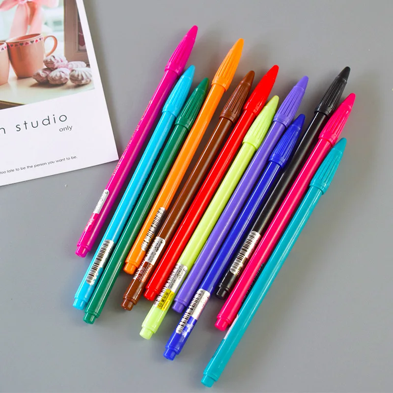 Guangna плюс ручка 3000 ручка цвета воды комплект на водной основе волокна пера гелевая ручка 12/24/36 Цвет s комплект