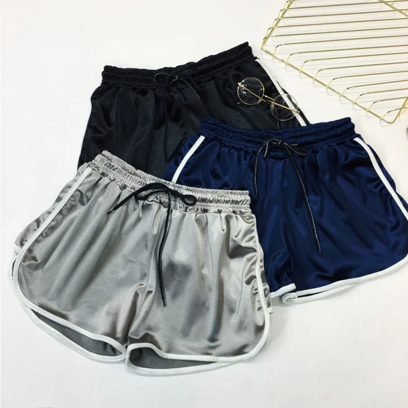 

Hot sale Summer Home Shorts Fitness Workout Shorts Plus Size Women Ladies Elastic Waist Solid Comfortable Shorts Cotton