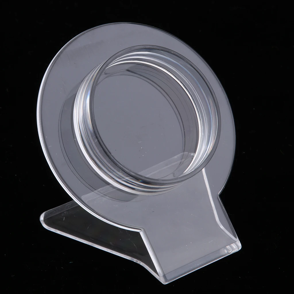 Acrylic Bracelet Display Holder Stand Rack / Bangle Watch Jewelry Organizer Center Hole Dia 5.2cm/2 inch