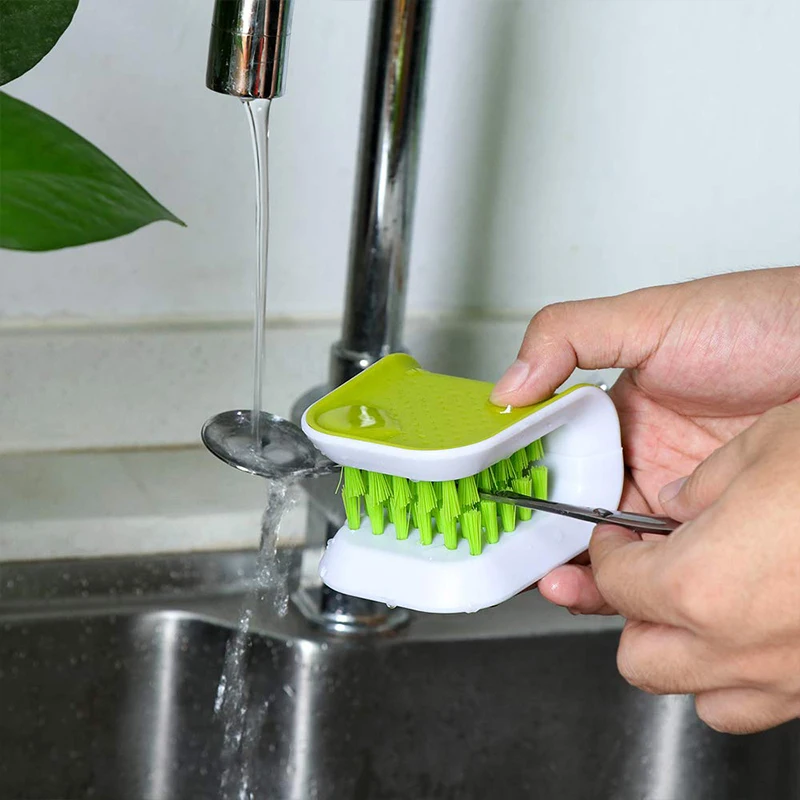 

Kitchen Helper Forks and Knives Brush Household Cleaning Tool