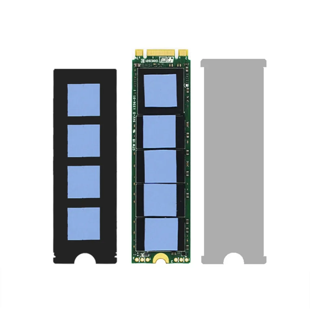 JEYI охлаждения военный корабль медь M.2 радиатор NVME теплоотвод NGFF M.2 2280 медный лист теплопроводность кремния вафельное охлаждение