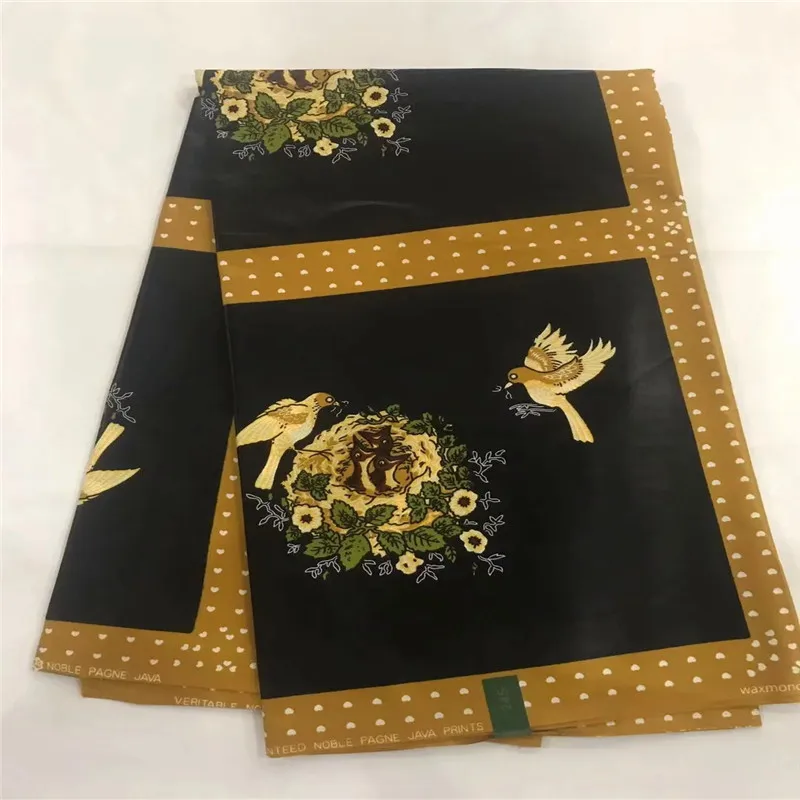 

wax block fabric 2018 african Fabric for dress java wax print cotton brocade fabric Textile 6yards dashiki fabric XM032518