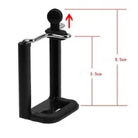 FGHGF Black For Phone Holder Tripod Tripod Stand With 1/4 Inch Nut Screw Hole Selfie Stick Phone Clip Accessories - Image 5