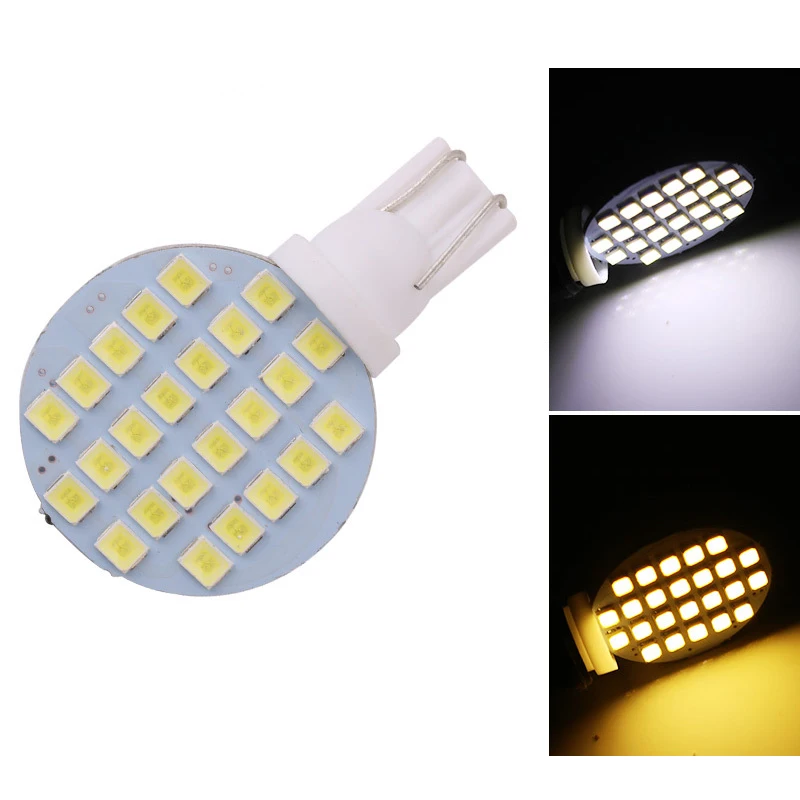 1x супер яркий T10 W5W 24 SMD 3528 LED панель Авто боковой свет 194 068 501 клиновидный купол