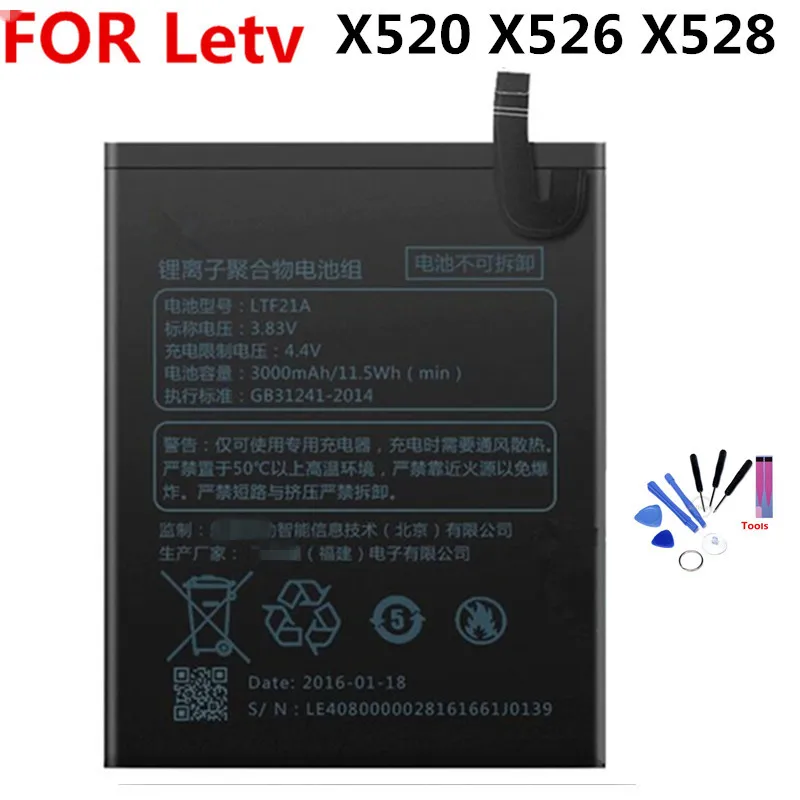 

LTF21A battery FOR Letv Le 2 Le2 X520 X526 X528 3000mAh lithium battery li-ion polymer battery High capacit