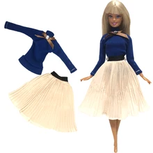 NK новейшее платье для куклы, повседневная юбка, модное танцевальное балетное платье, вечерние платья для куклы Барби, аксессуары, детские игрушки, подарок 04B 5X