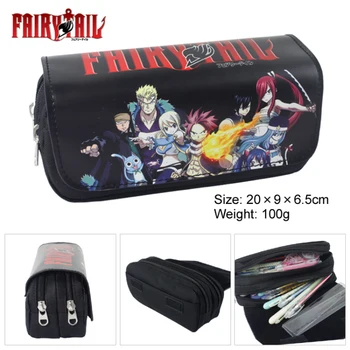 

Double Zip Cartoon wallets One Piece/Fairy Tail/Pokemon/Dragon Ball/Tororo Bag Purse Children Student Case long bags