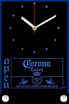 

tnc0010 Corona Beer OPEN Bar Table Desk 3D LED Clock