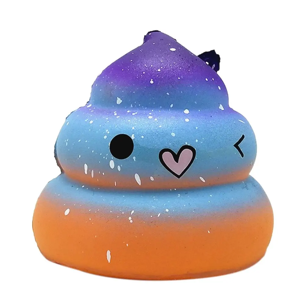 

1pcs Kawaii Cute Poop Shape Starry Sky Squishy Slow Rising Toy Anti-stress Toy For Children Adults Kid Toy Gift