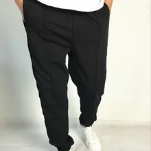 Хай-стрит Для мужчин Повседневное брюки свободные праздничные "плюс сайз" эластичный Высокая Талия штаны в стиле хип-хоп Мужская Уличная джоггеры A069