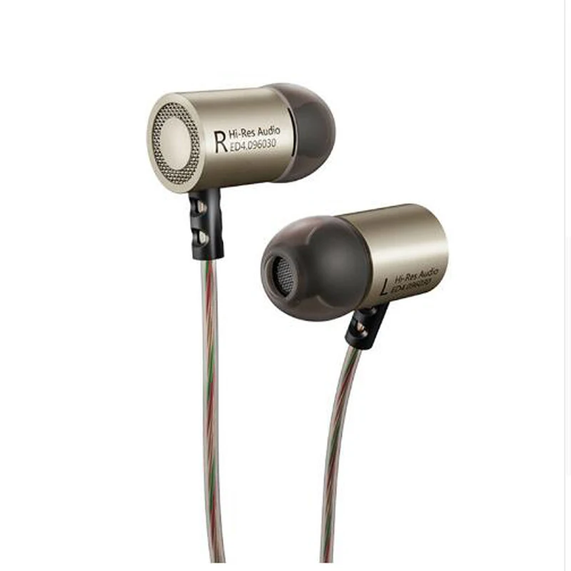 KZ ED4 Металл стерео наушники Шум изоляция музыка HiFi с микрофоном для мобильного