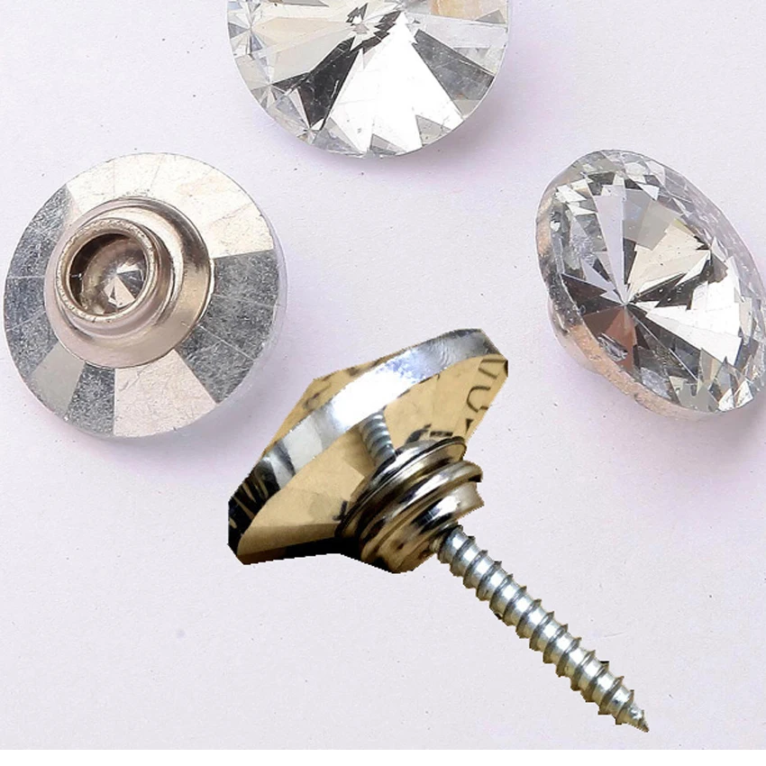 ( 770PCS/LOT) 22MM Screw Crystal Buttons With Nails Headboard Sewing