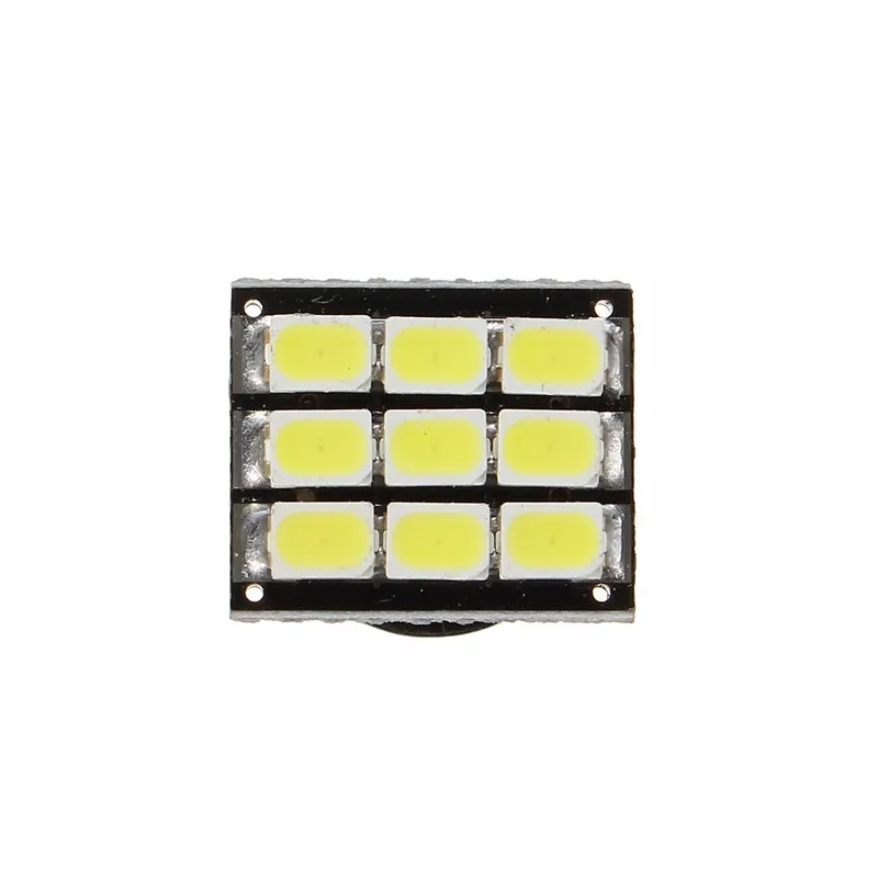 Светодиодсветильник лампа BAX9S H6W 1206 SMD 9 для автомобильного номерного знака Лампа