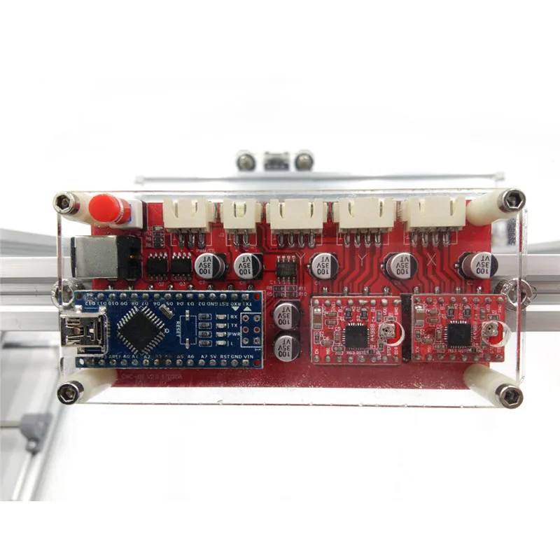 5500 МВт DIY CNC лазерный гравер kitsнастольный USB лазерная резьба гравировальный станок для резки кожи дерева пластика 395x285 мм 2 оси