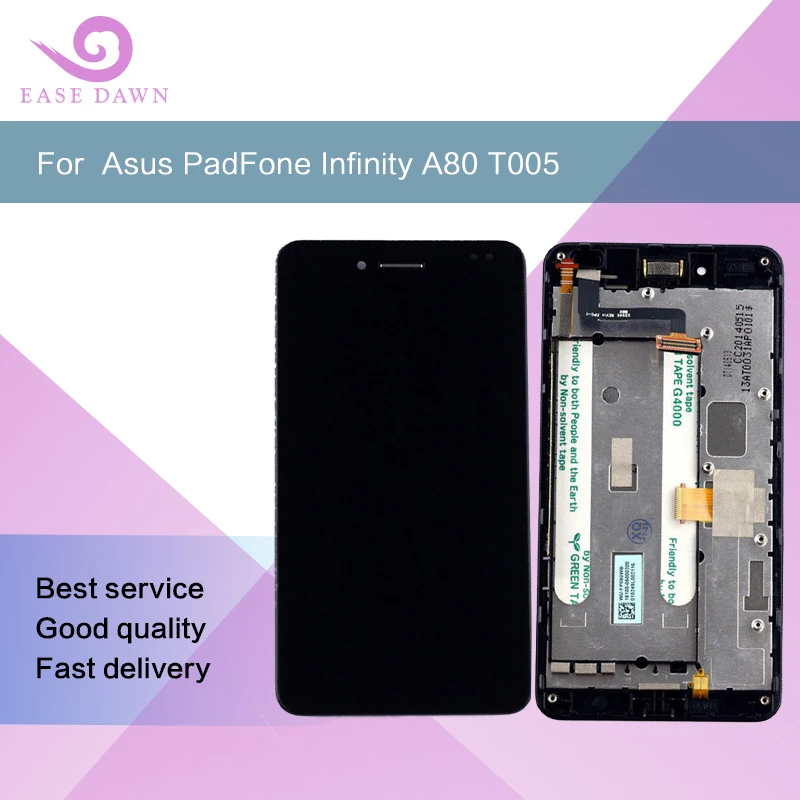 Skup Dla Asus PadFone nieskończoności A80 T005 LCD wyświetlacz IPS ekran + digitizer panel dotykowy zgromadzenie dla ASUS PadFone nieskończoności