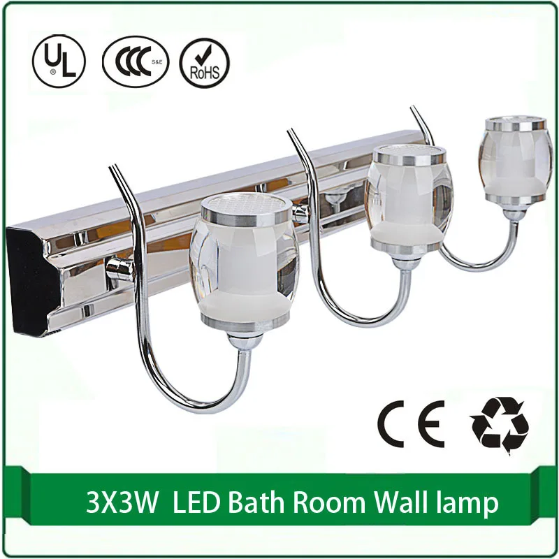 

IP44 water proof crystal wall lamp bath room wall lights led wall light