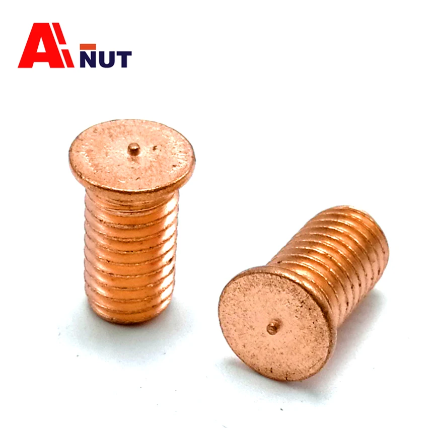 

M3 M4 M5 M6 M8 welding stud screw , carbon steel copper plated welding stud bolts , Spot welding screw 6mm-60mm