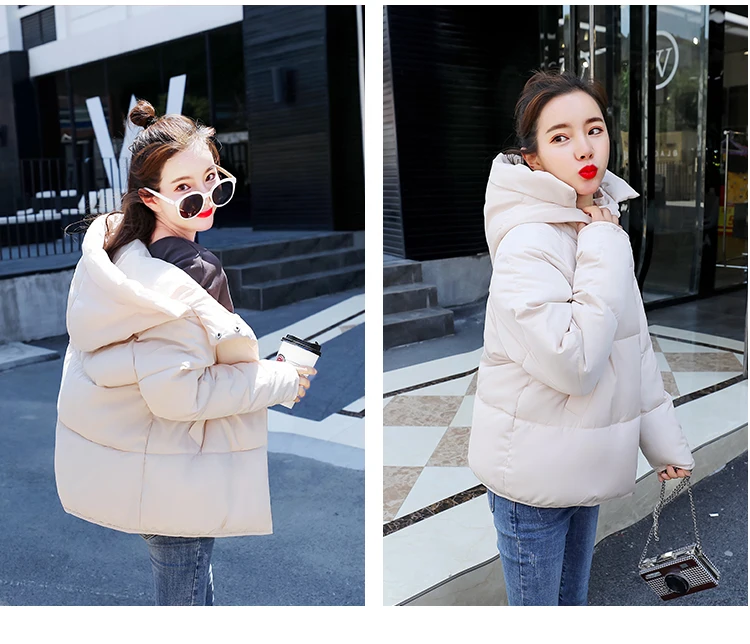 Spring Autumn Winter New 2018 hooded coat Plus Size Women Parks Long Sleeves Women Winter Coat slim Female Outwear Winter Jacket (15)