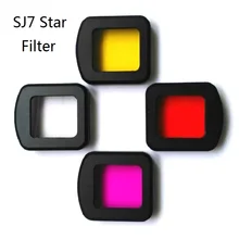 Neue SJCAM SJ7 UV CPL Filter Wasserdicht Fall/Shell Objektiv kappe Gehäuse/Tauchen UV rot/Abdeckung für sj7 Stern Action Kamera Zubehör
