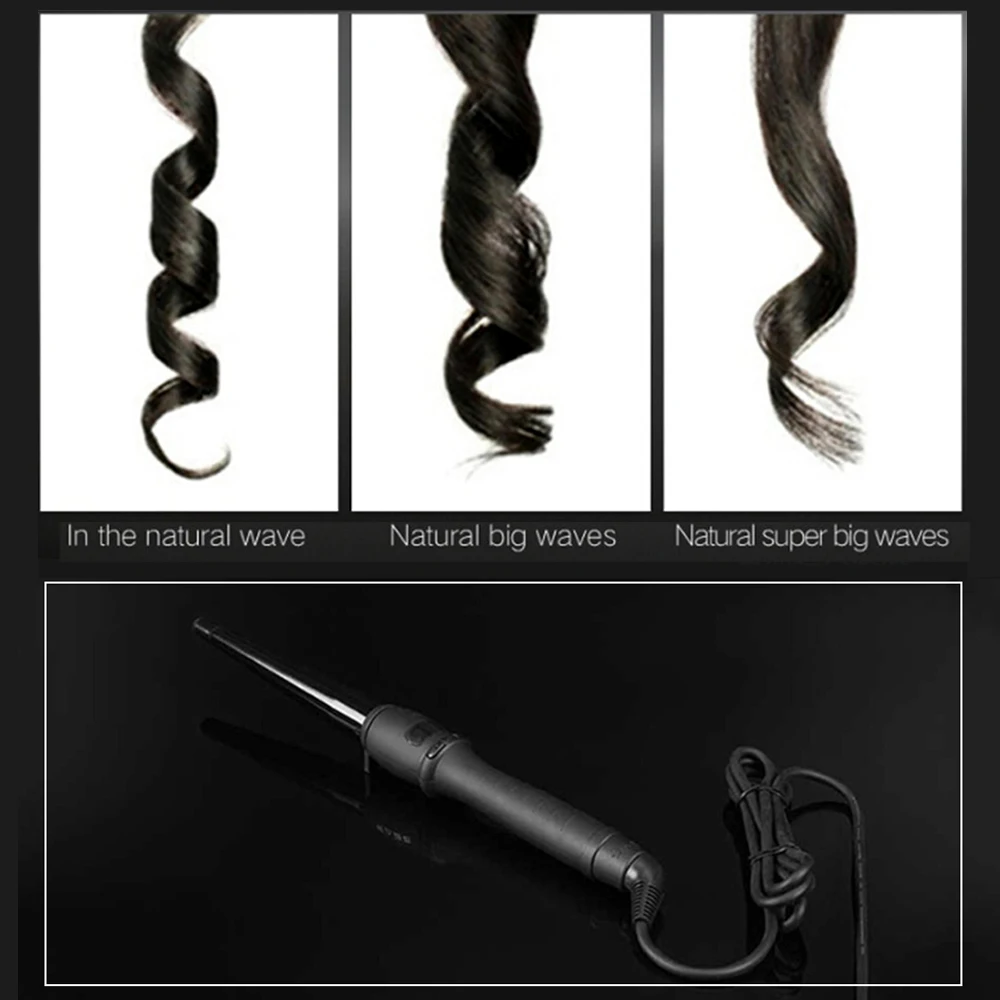 Ceramic Styling Tools Professional Hair Curling Iron Hair waver Pear Flower Cone Electric Hair Curler Roller Curling Wand