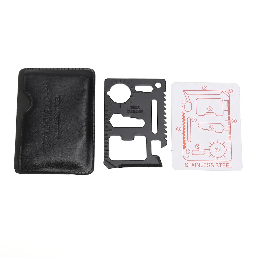 

Outdoor Credit Card Sized Pocket Tool Multifunction Camping Hiking Survival Pocket Card Knife Kit Army Pocket Survival Tool