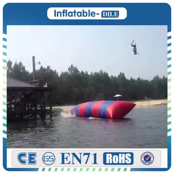 

Free Shipping 4x2m 0.9mm PVC Inflatable Water Blob Jumping Water Blob/Water Pillow Inflatable Jumping Air Bag
