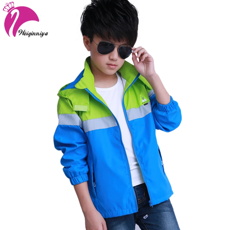 

weiqinniya Boys Jackets Winter Windbreaker Jacket For Boy Fashion Children Waterproof Jacket For a Boy Kids Hooded Jackets Child