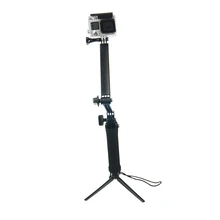 For Gopro Hero4 Accessories 3way Grip Arm Tripod Monopod Mount Selfie Stick For Hero5/4/3 xiaomi yi sj4000 5000 sony action cam